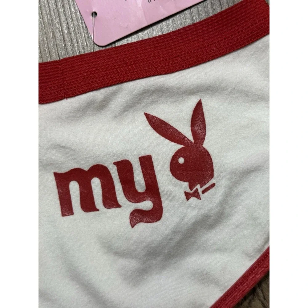 Y2K Vintage Playboy Kiss My Bunny Head Briefs Underwear‎ Size S
